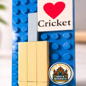 Love for Cricket – Brick Fridge Magnet