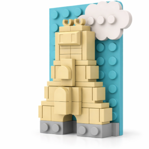 Temple Gopuram – Brick Fridge Magnet