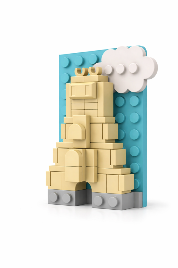 Temple Gopuram – Brick Fridge Magnet