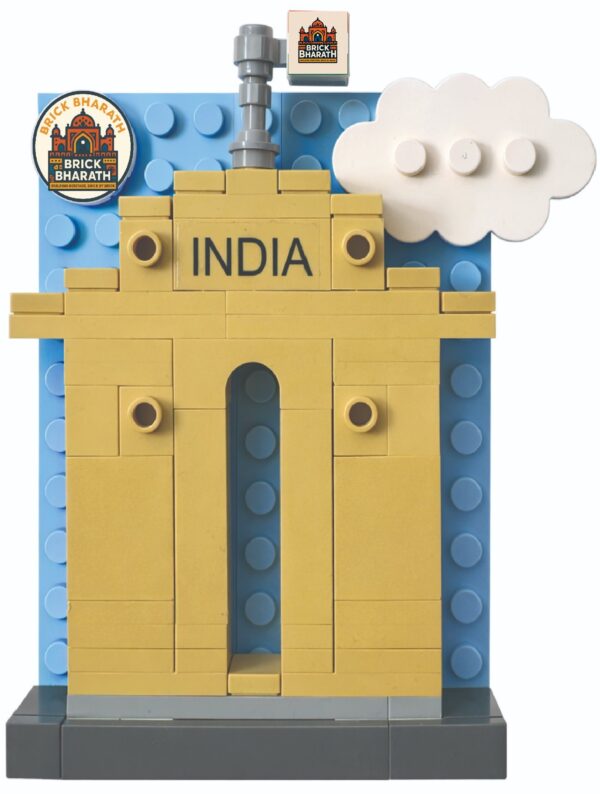 India Gate Fridge Magnet – Indian Heritage Gift